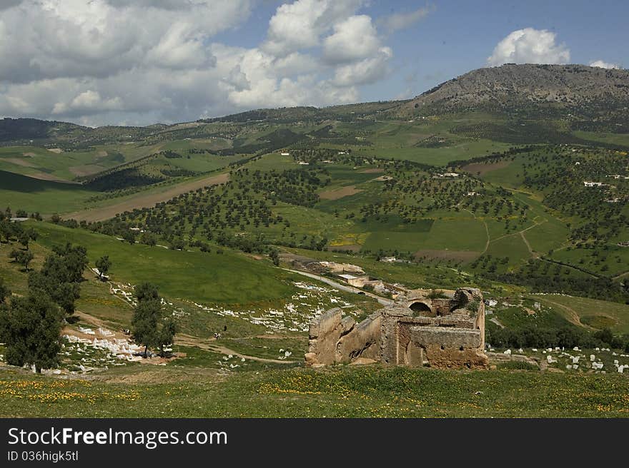 Old Cemetery near Fes, Maroc