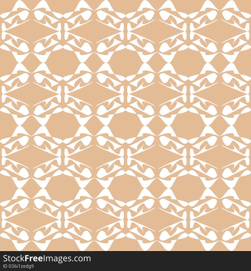 Flow seamless ornament background one color beautiful pattern. Flow seamless ornament background one color beautiful pattern