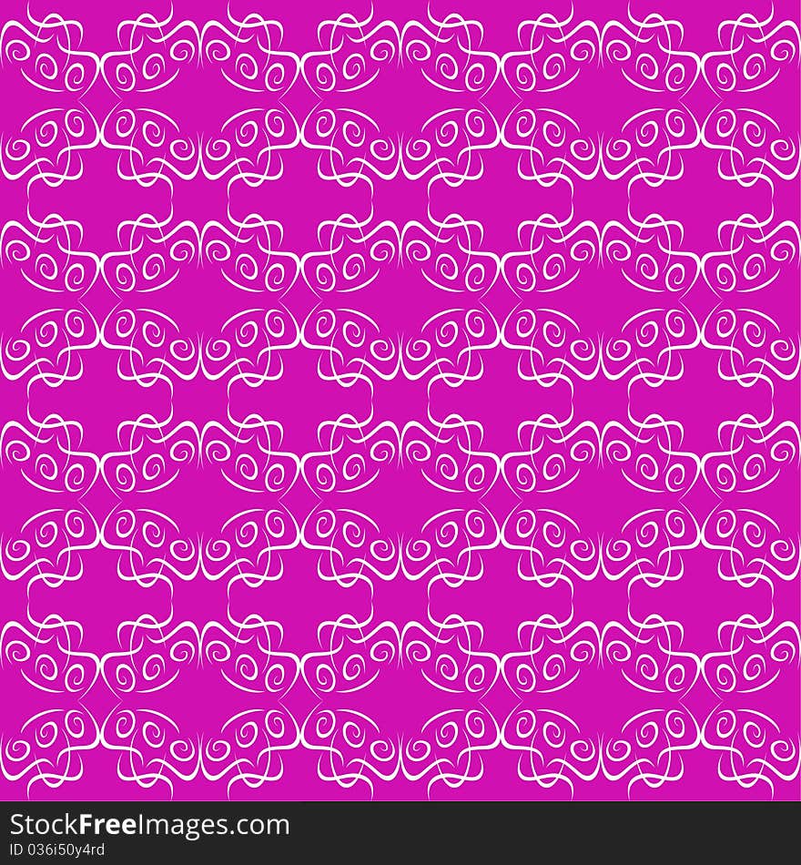 Seamless ornament magenta decorative background pattern. Seamless ornament magenta decorative background pattern