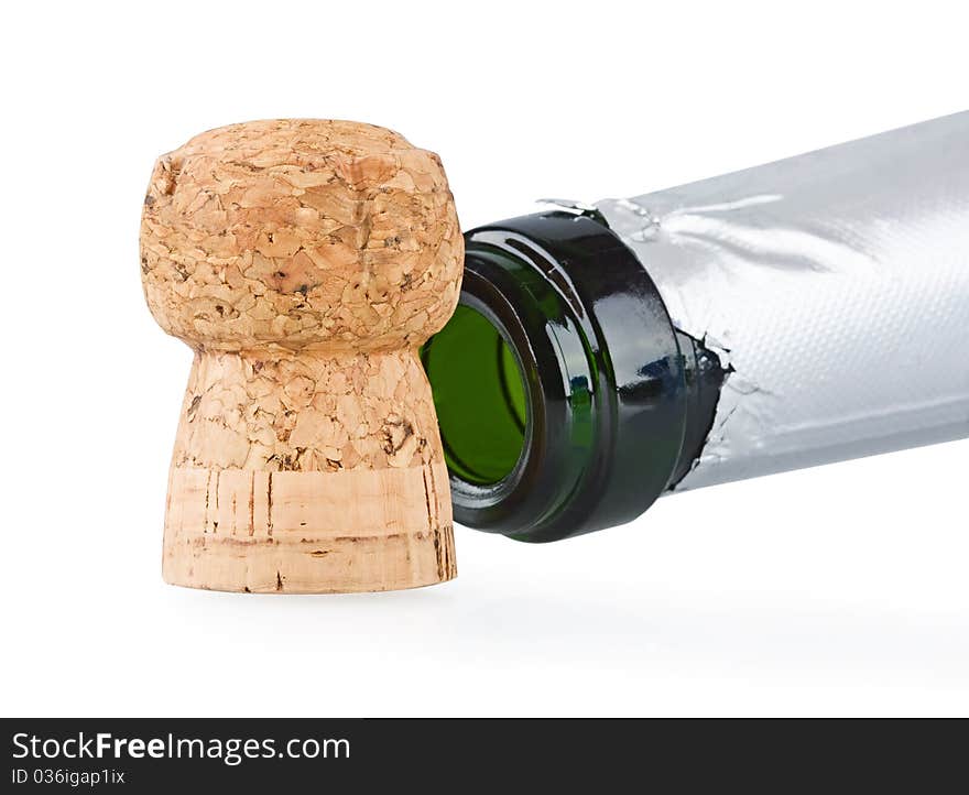 Champagne and cork