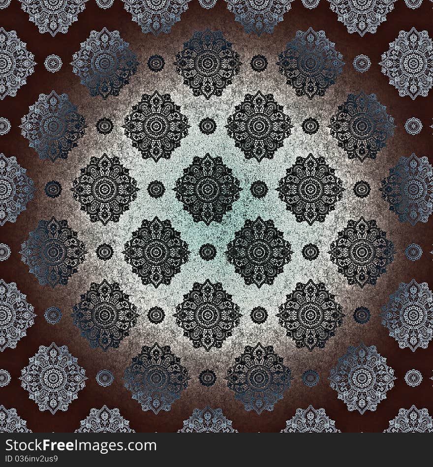 Decorative background in dark tones