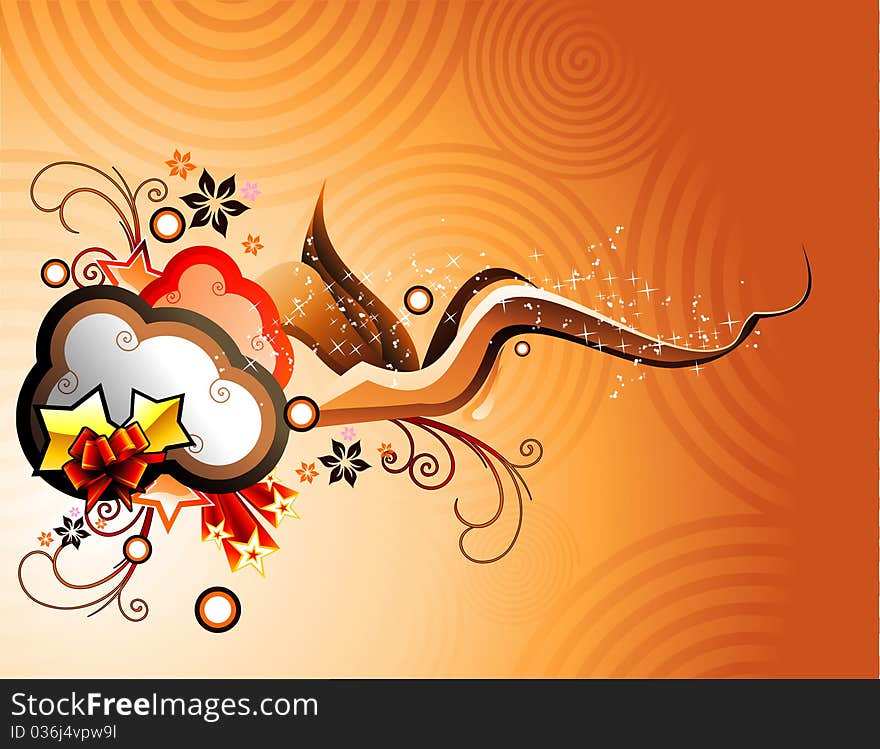 Background abstract design and lines illustration. Background abstract design and lines illustration