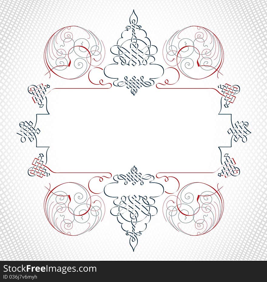 Retro lace pattern in  light style. Retro lace pattern in  light style