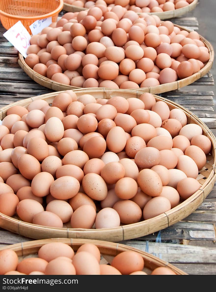 Egg sells in local market,thailand