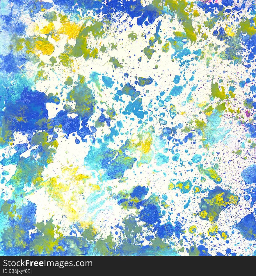 Abstract art background. Hand-painted background