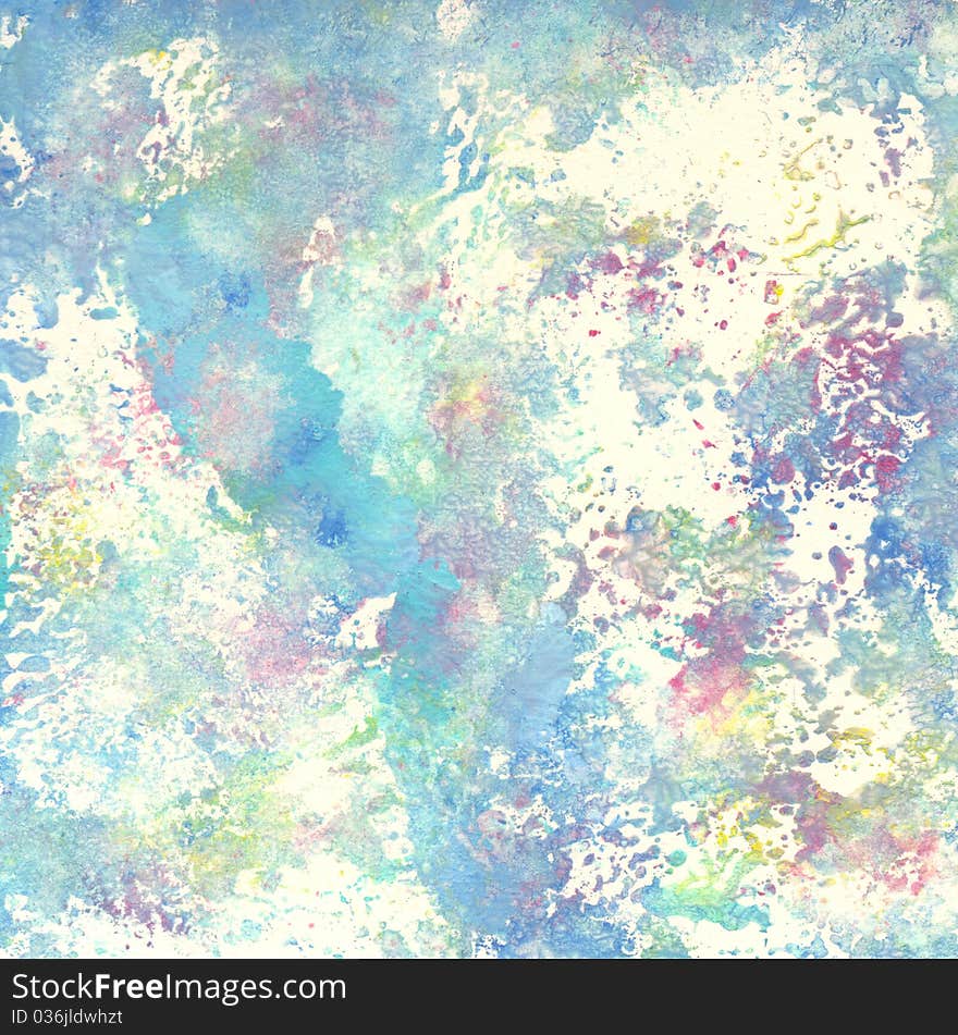 Abstract art background. Hand-painted background