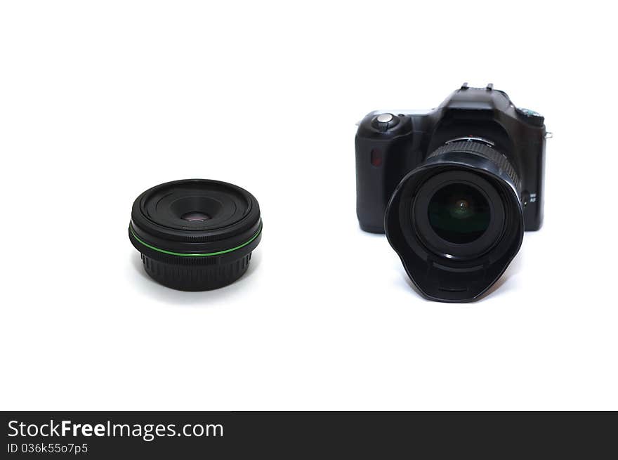 DSLR Camera With Lens