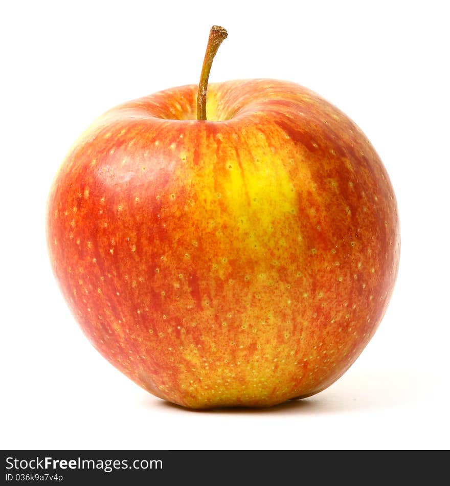 3 different colors apples on white background. 3 different colors apples on white background