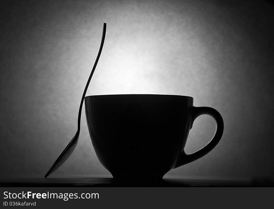 The cup of coffee invigorates in the mornings