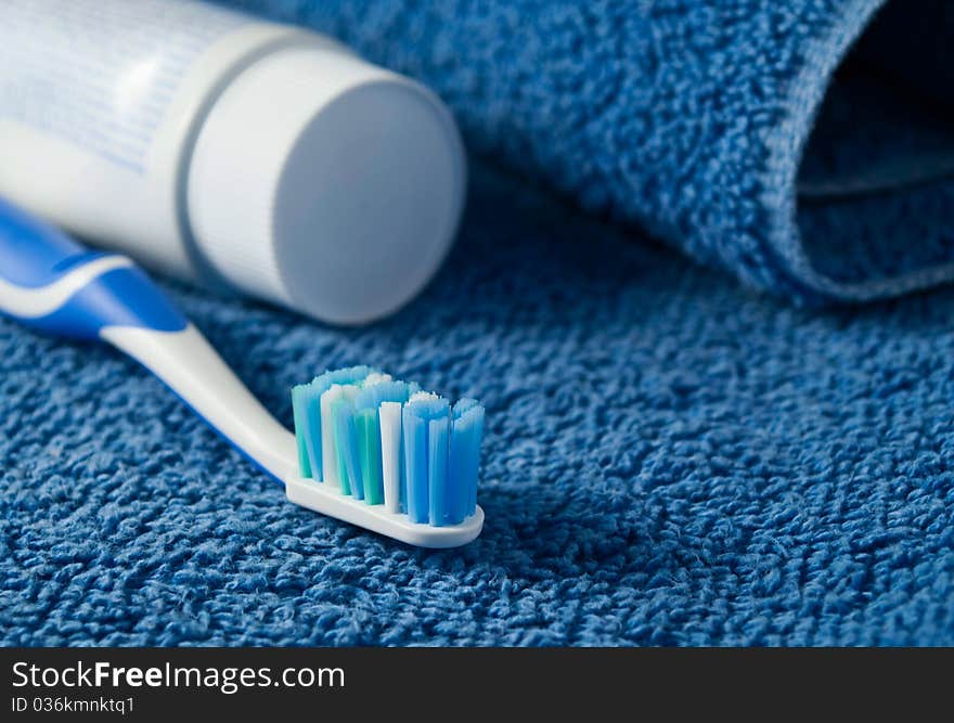 Toothbrush and toothpaste