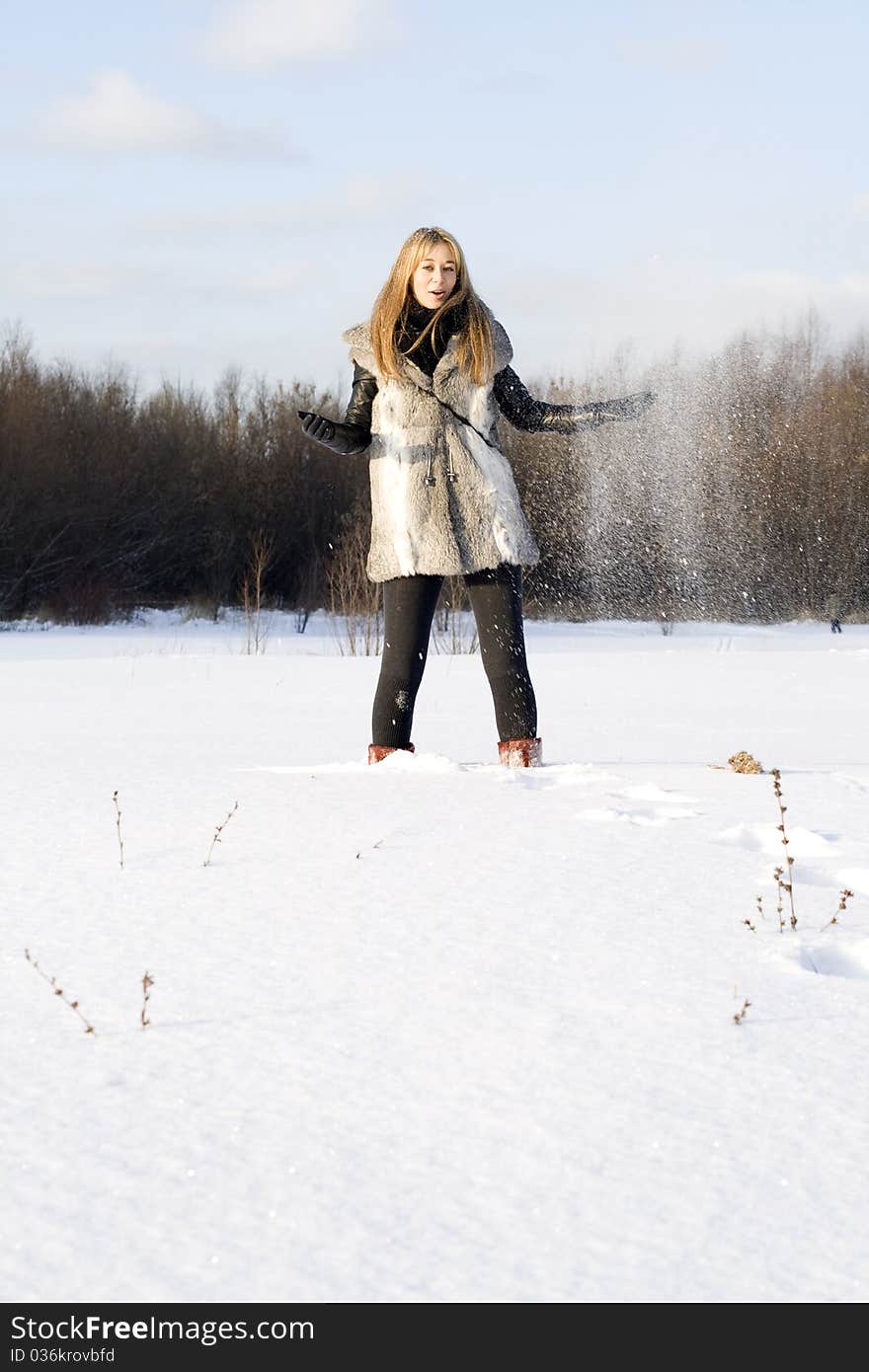 Girl walking