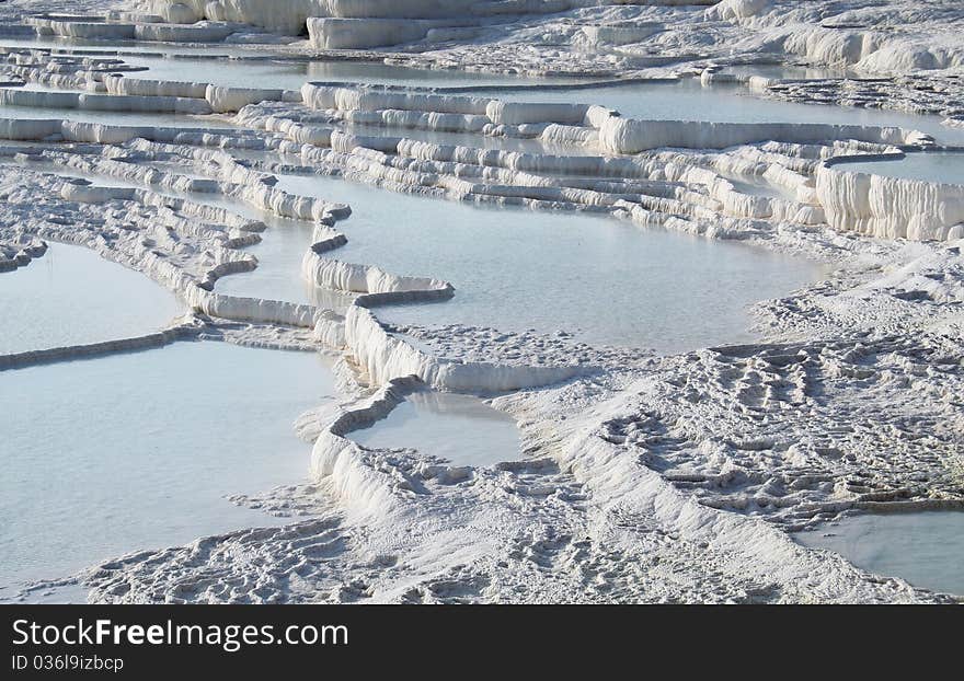 Pamukkale pools from Turkey, Asia