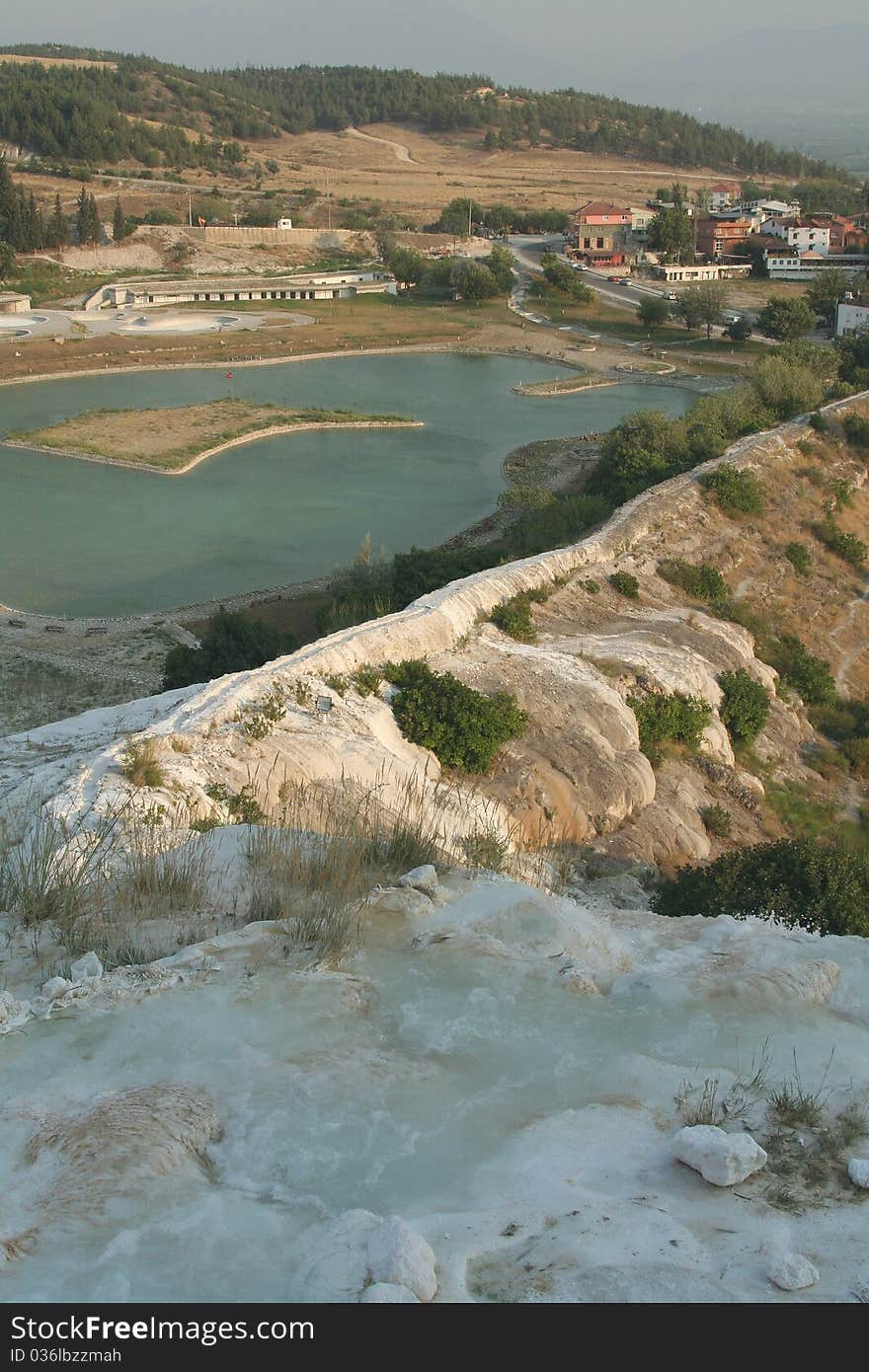 View from Pamukkale hill, Turkey