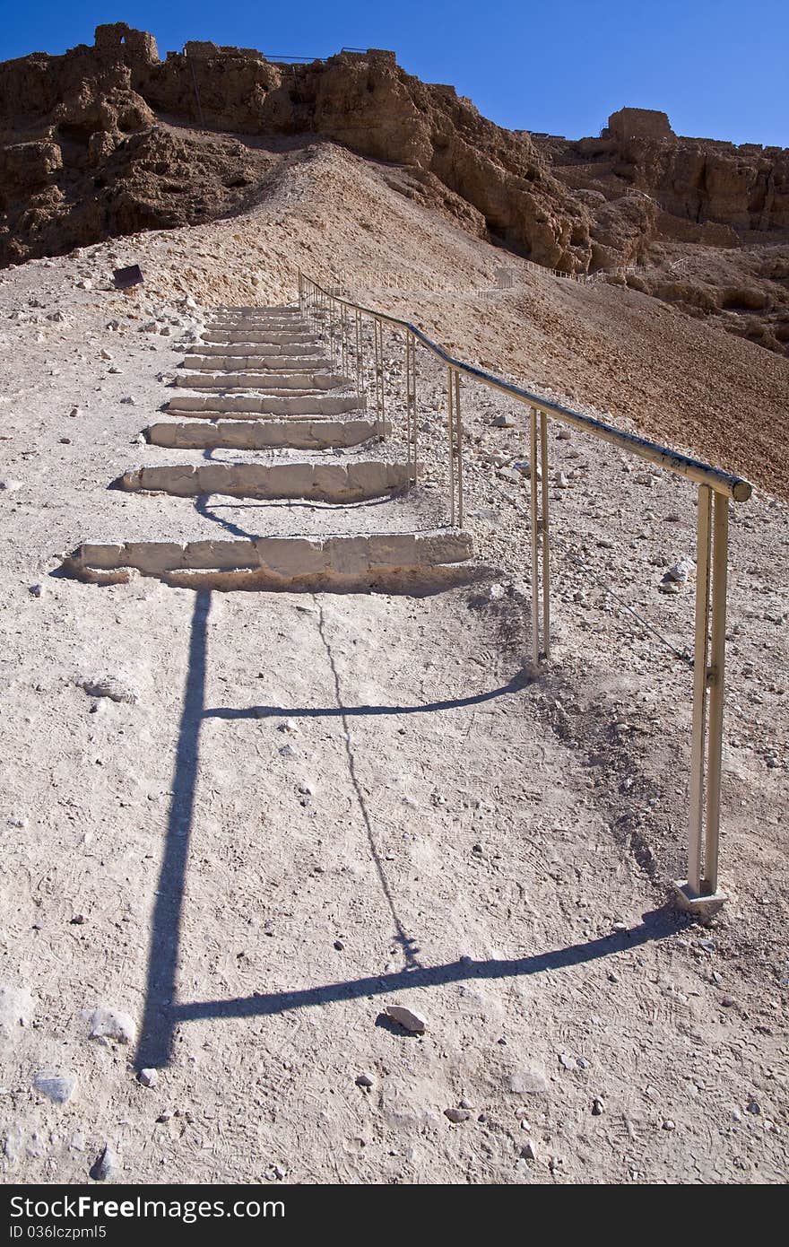 The roman ramp - Masada