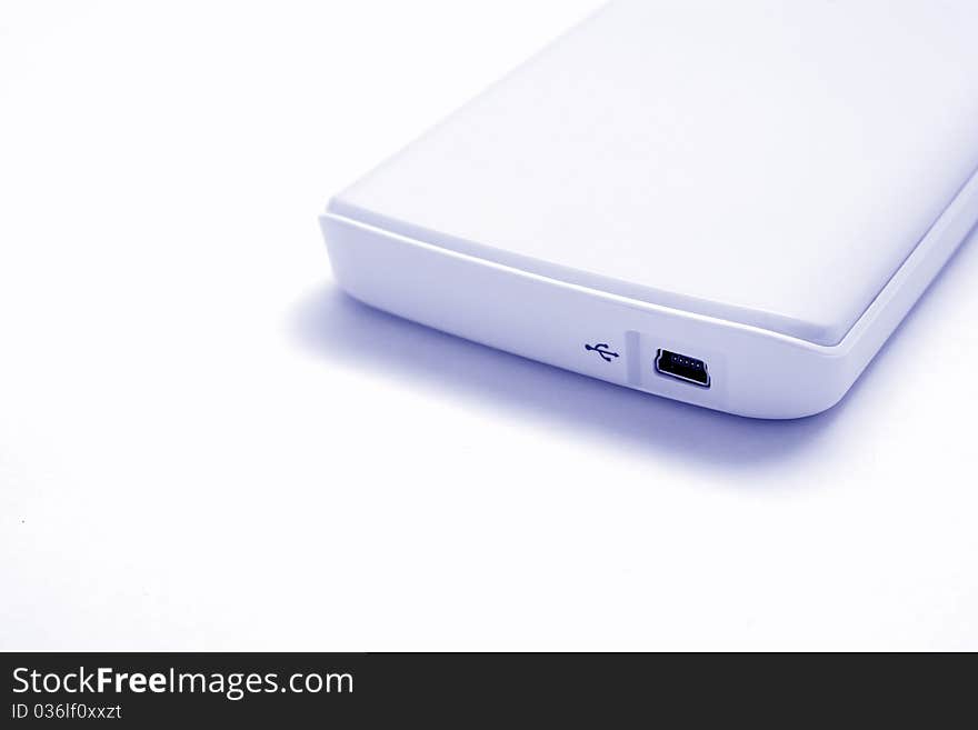 Part of portable external hard drive USB