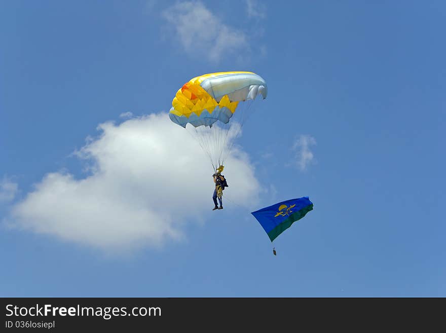 Celebratory jump