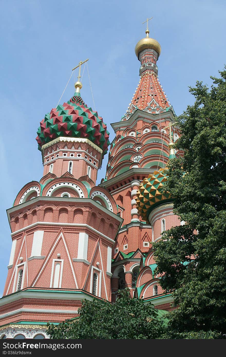 St Basil Church in Moscow, Russia