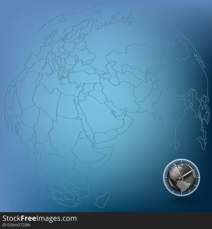 Abstract Background With Globe