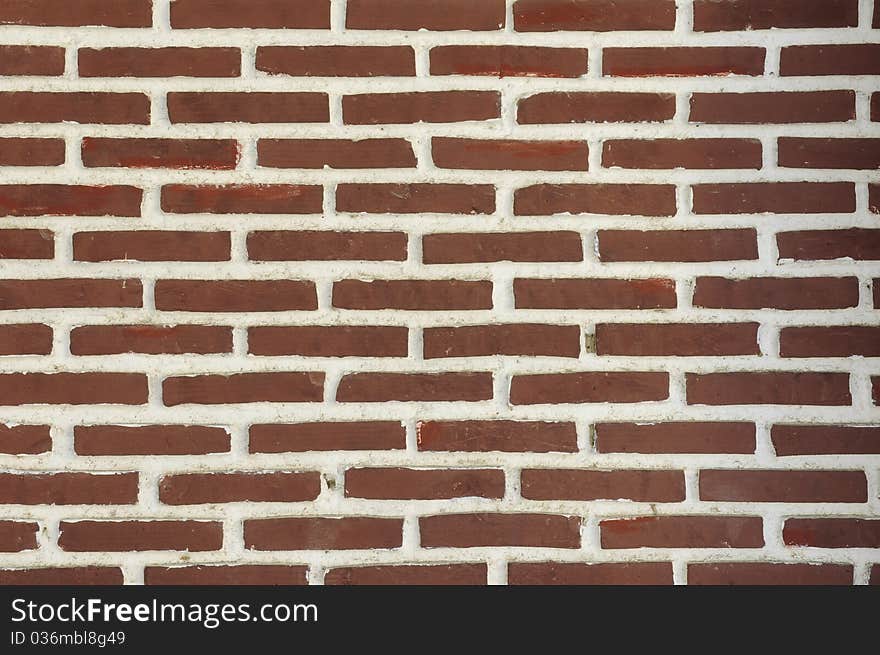 Orange brick wall texture,background