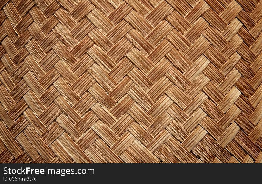 Bamboo handcraft texture background view