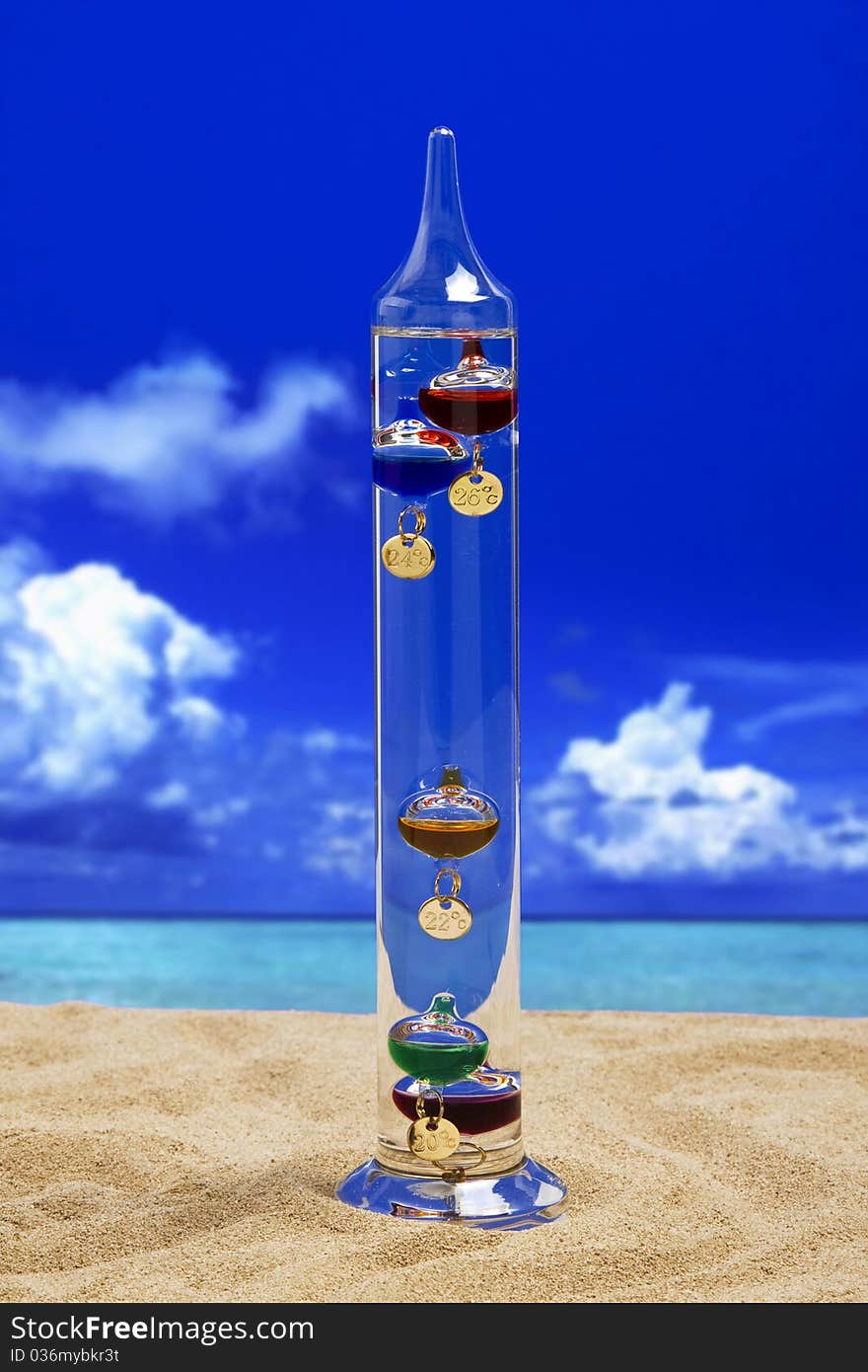 Galileo Thermometer.