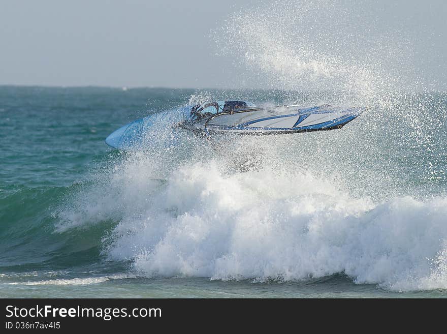 Windsurfing In Big Waves