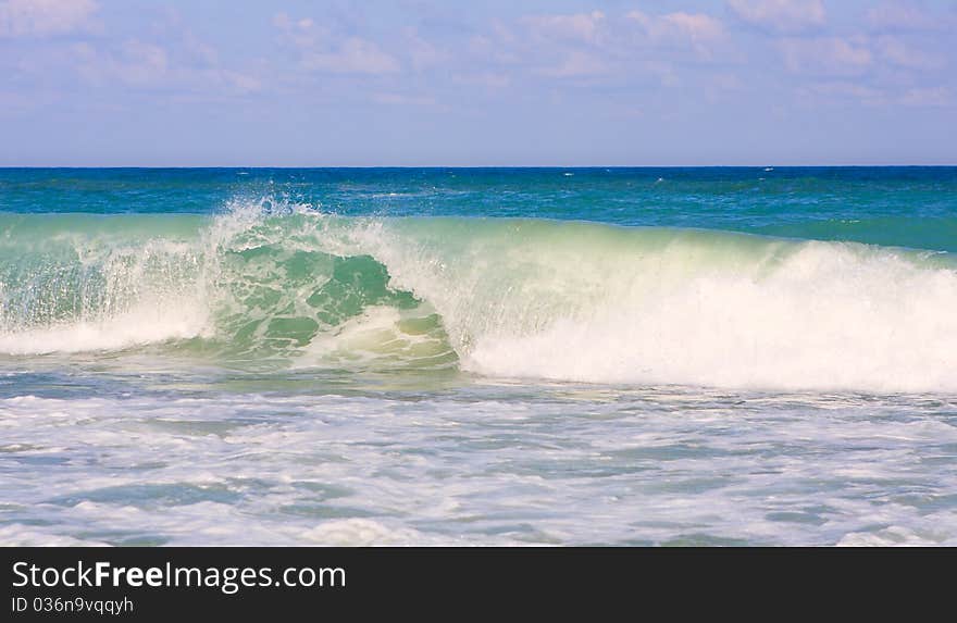 Blue  Water Ashore Sea