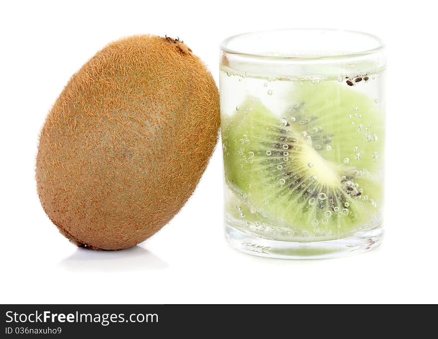 Kiwi with soda