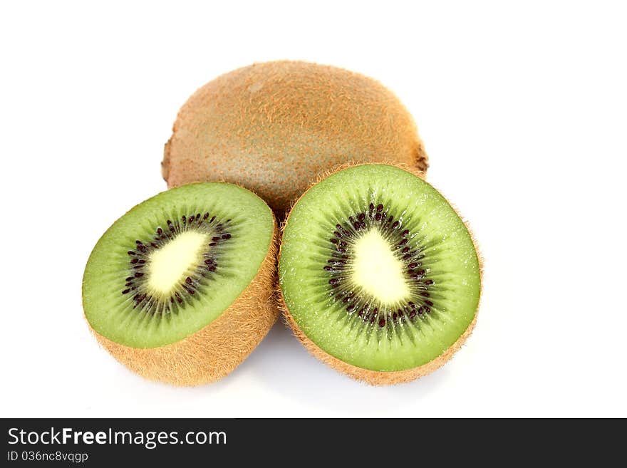 Kiwi on a white background