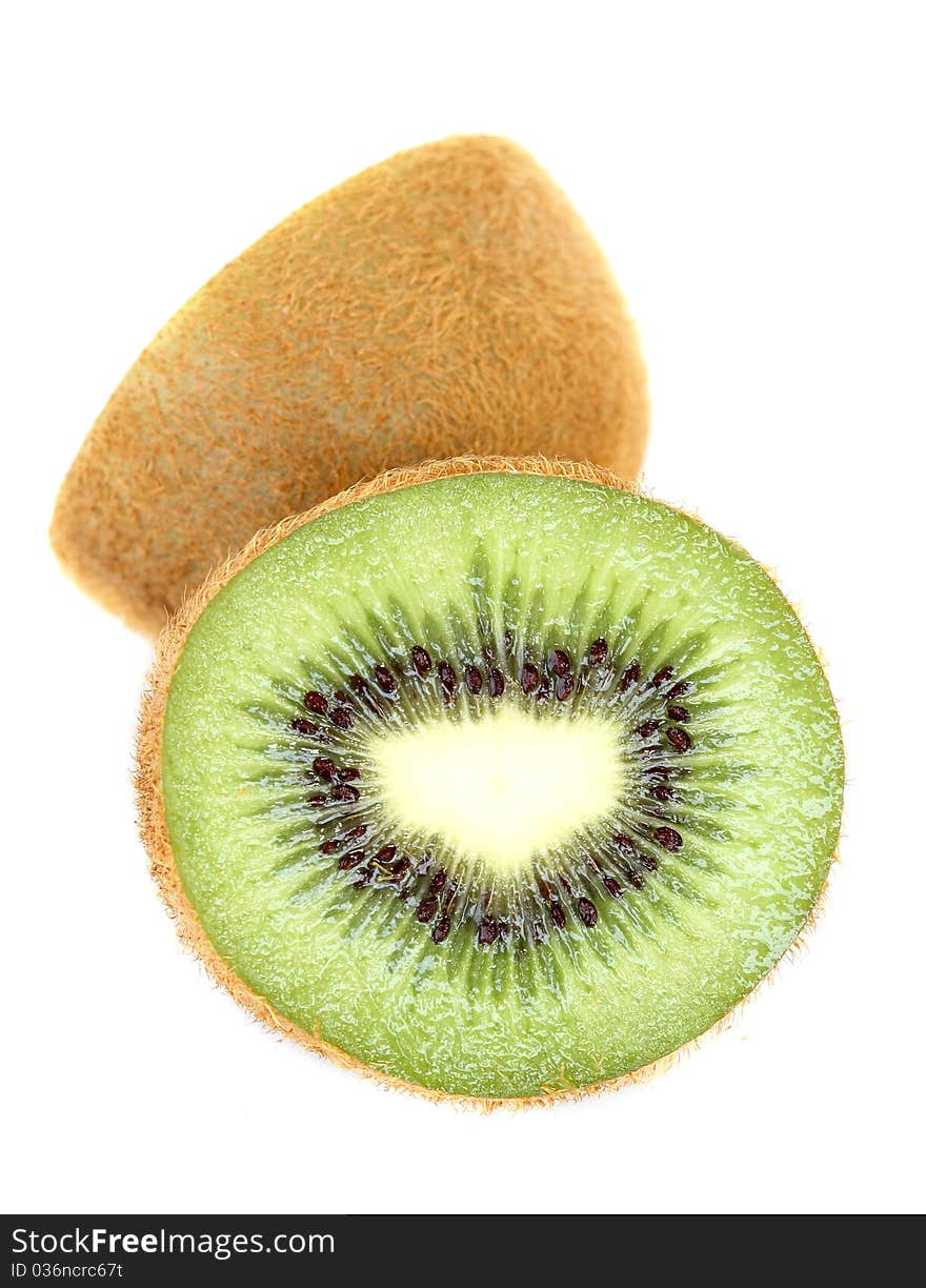 Kiwi on a white background