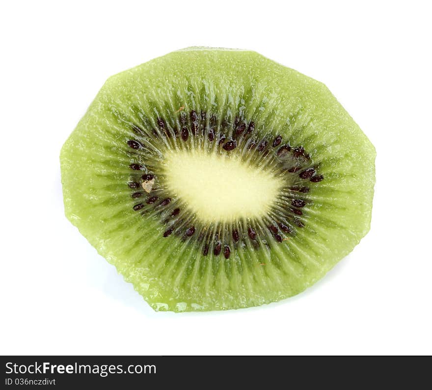 Kiwi on a white background