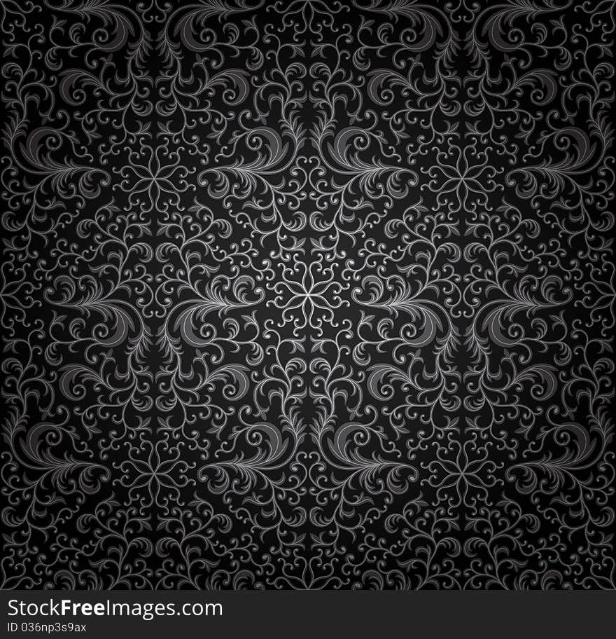 Seamless floral background. Vector illustration. Seamless floral background. Vector illustration.