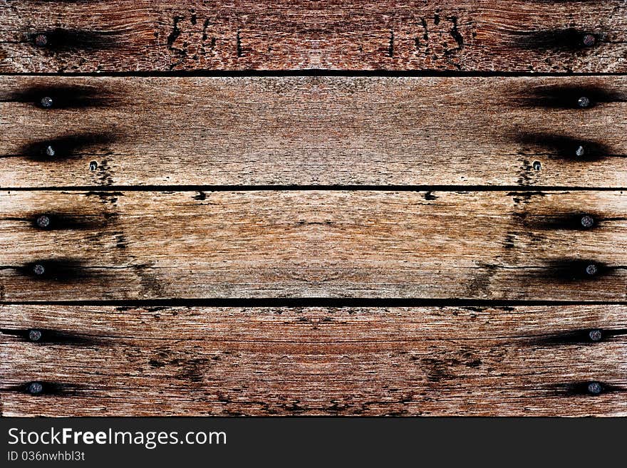 The old dark wood Background. The old dark wood Background