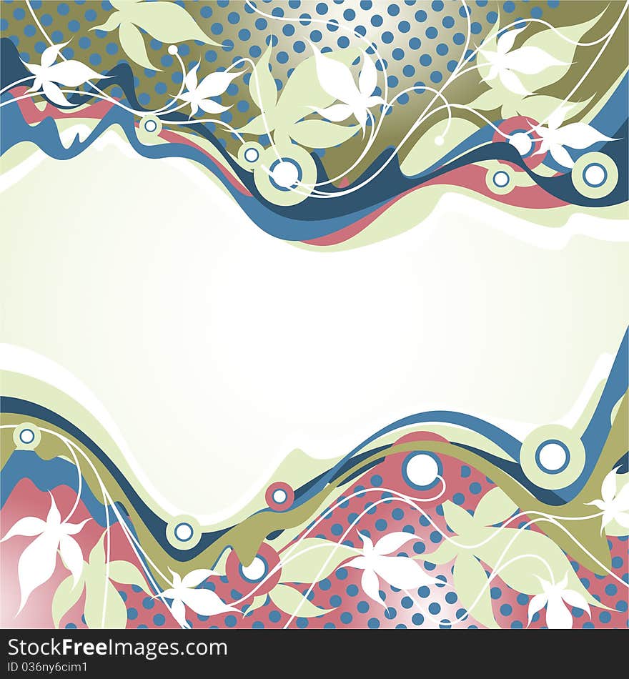 Colour abstract background for design. A  illustration