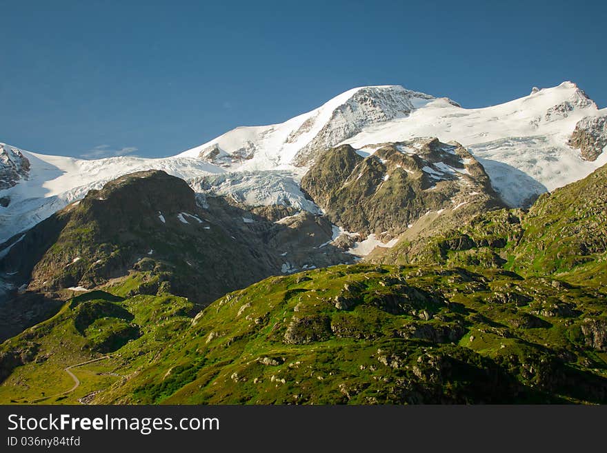 Green mountains