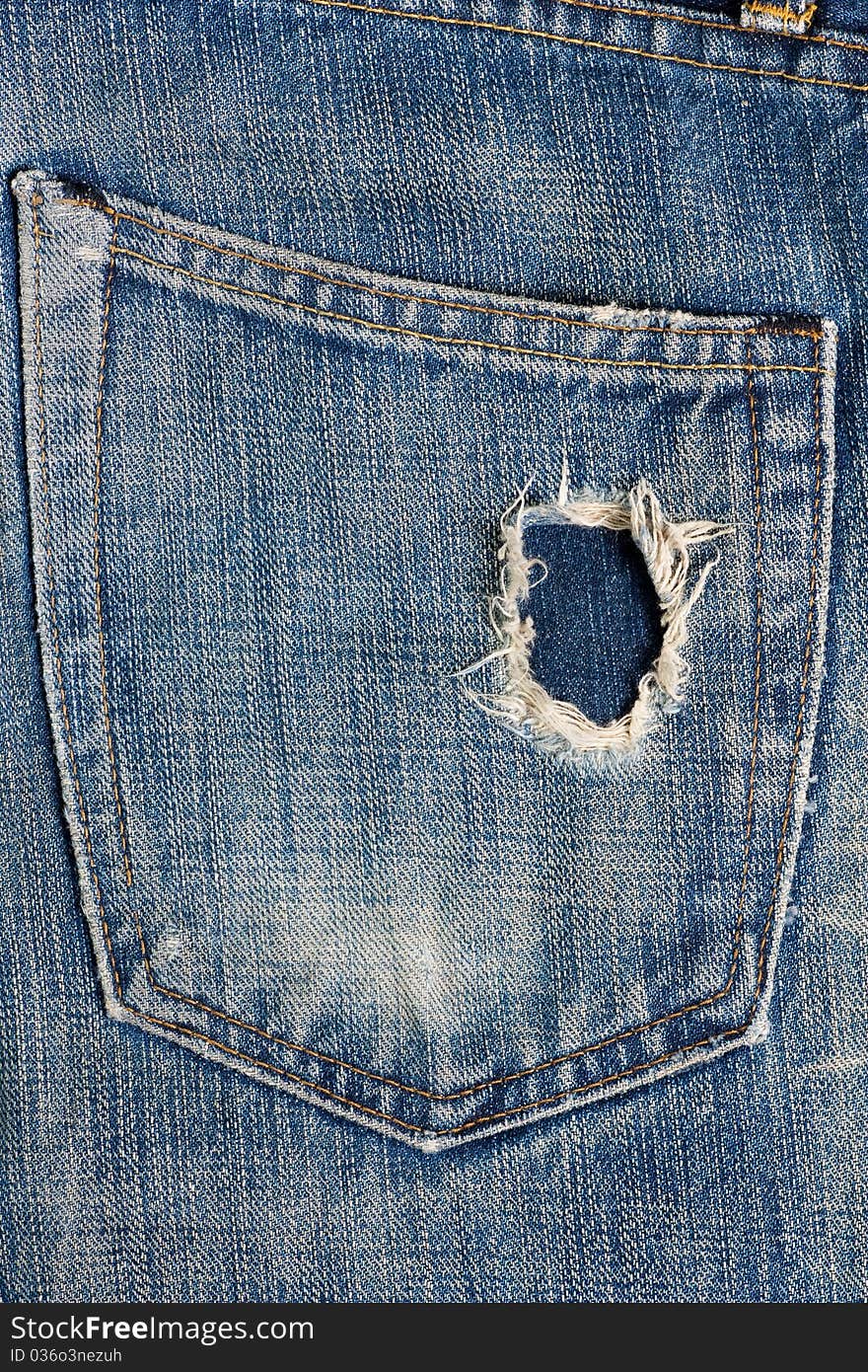 Texture of jeans cloth background.