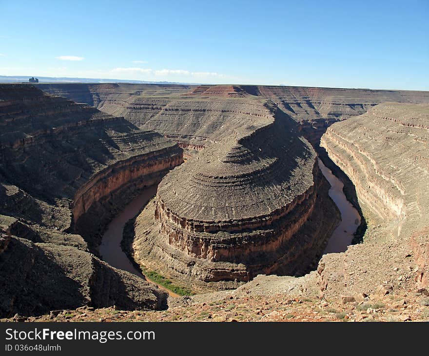 Gooseneck state park in Utah