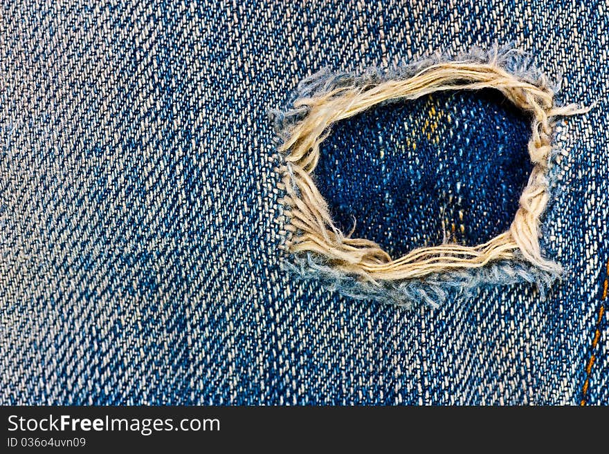 Texture of jeans cloth background.