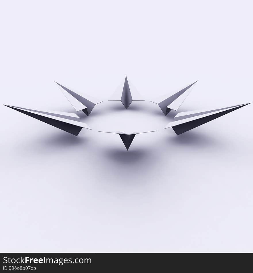 Airplane icons created in 3D MAX. Airplane icons created in 3D MAX