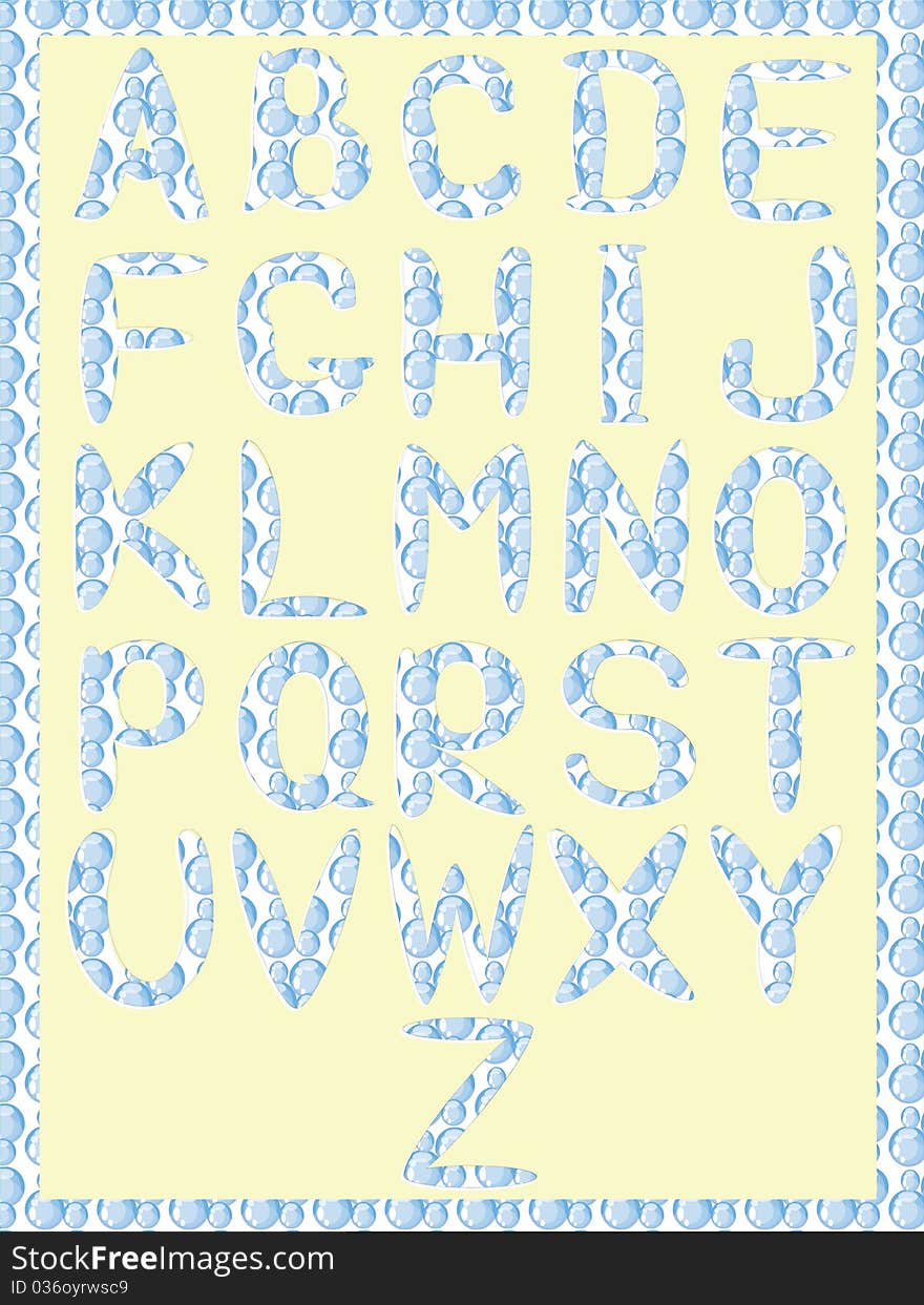 Alphabet,CMYK