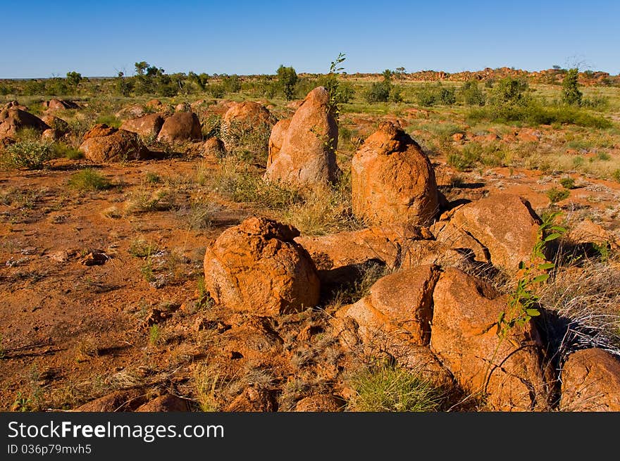 Landscape in the australian outback, northern territory. Landscape in the australian outback, northern territory