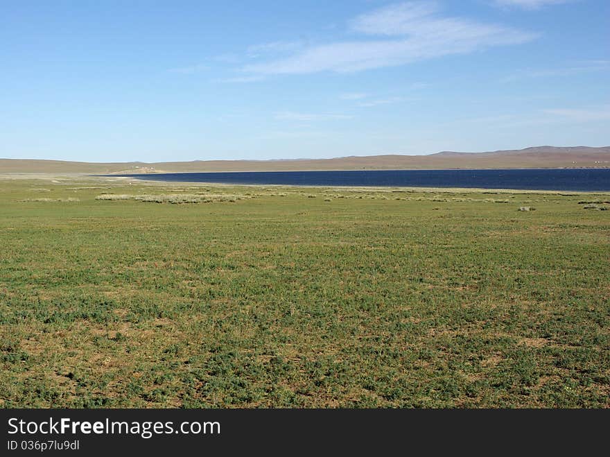 Lake in Mongolia