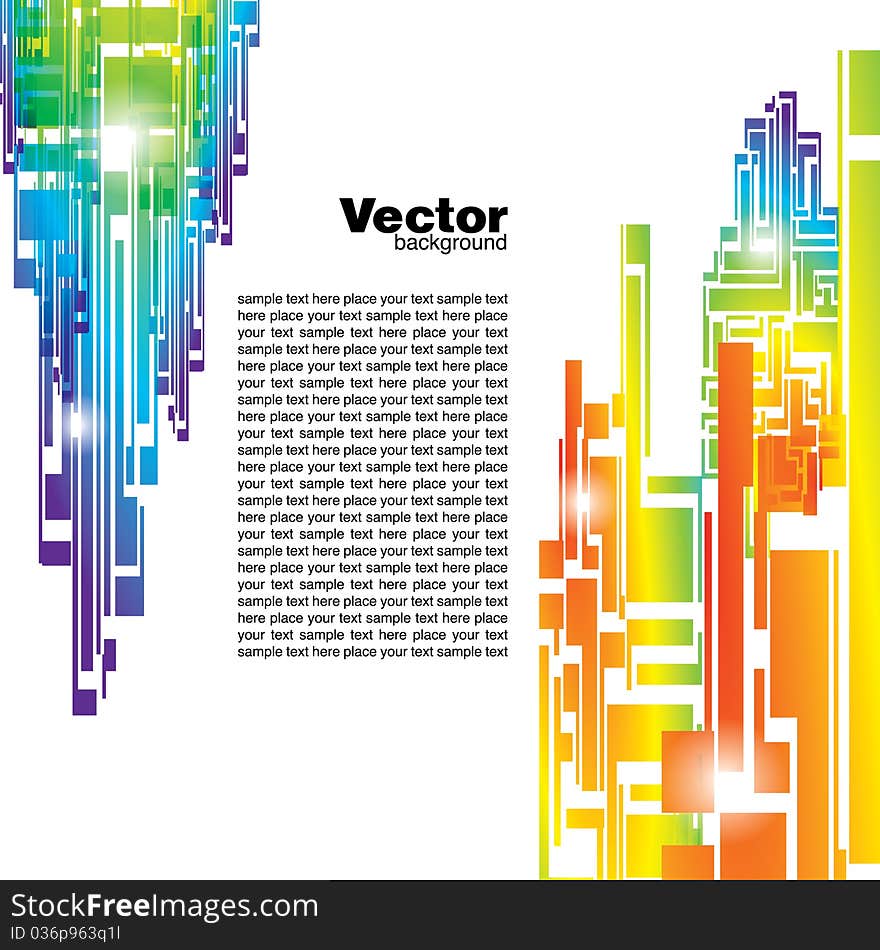 Abstract background with place for sample text. Abstract background with place for sample text.