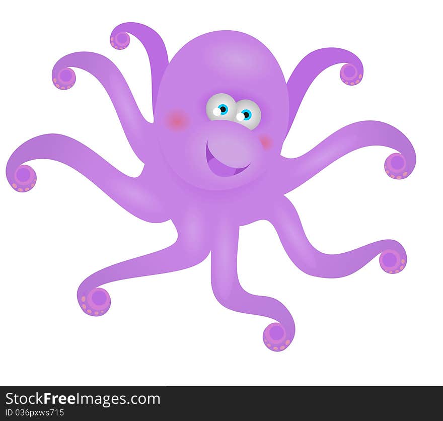 Funny octopus