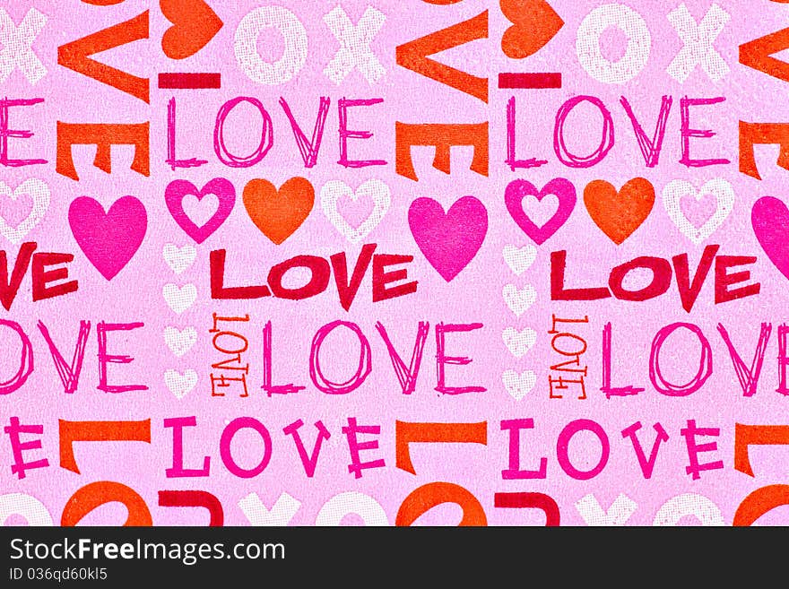 Red Love  Background