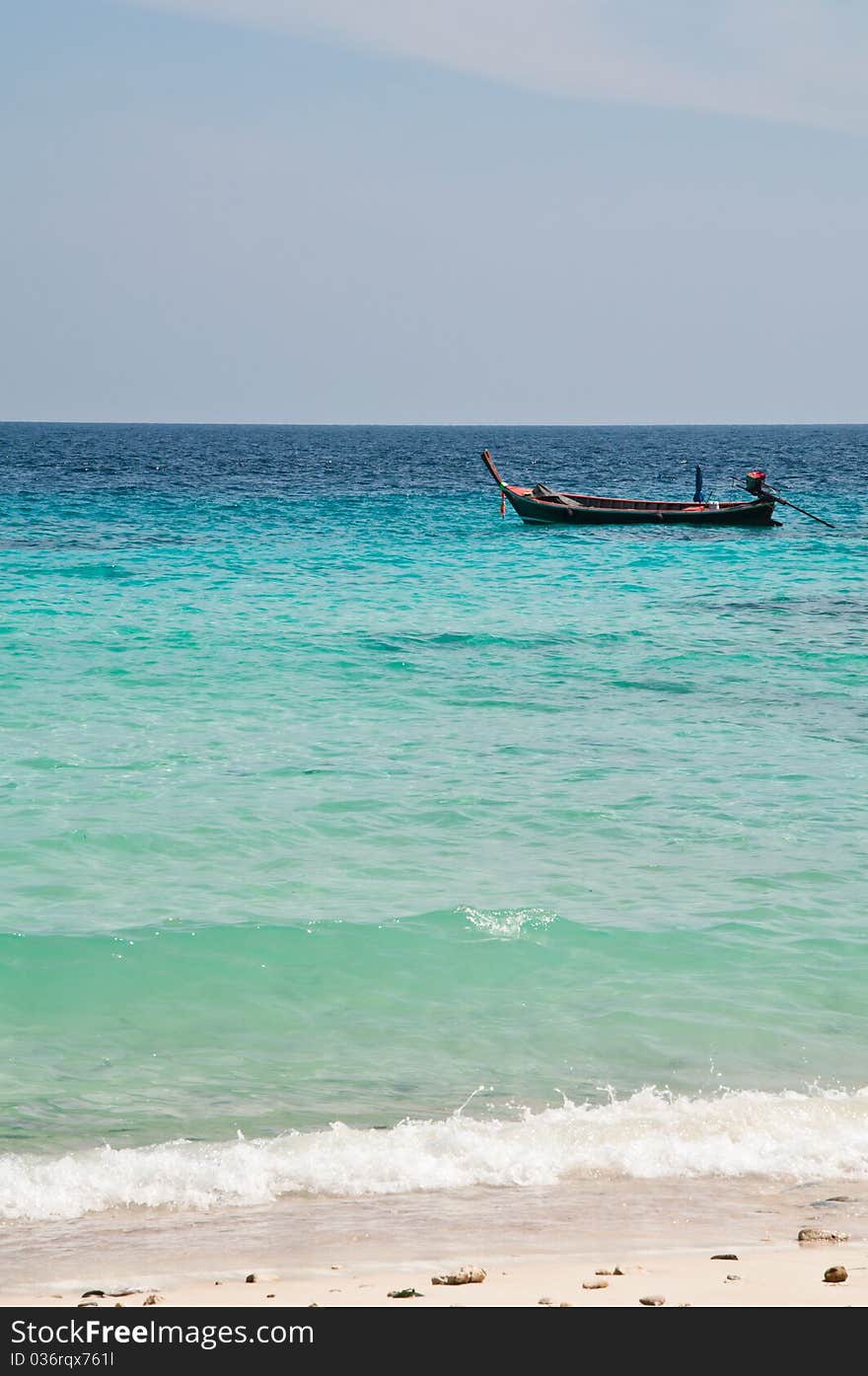 Boat on the sea