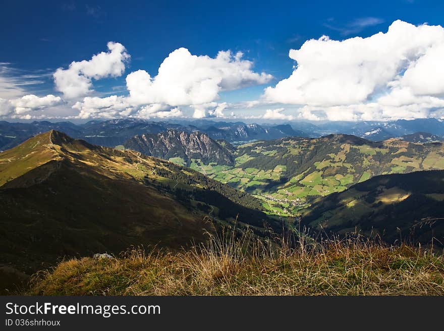 Mountain Landscape In Austria