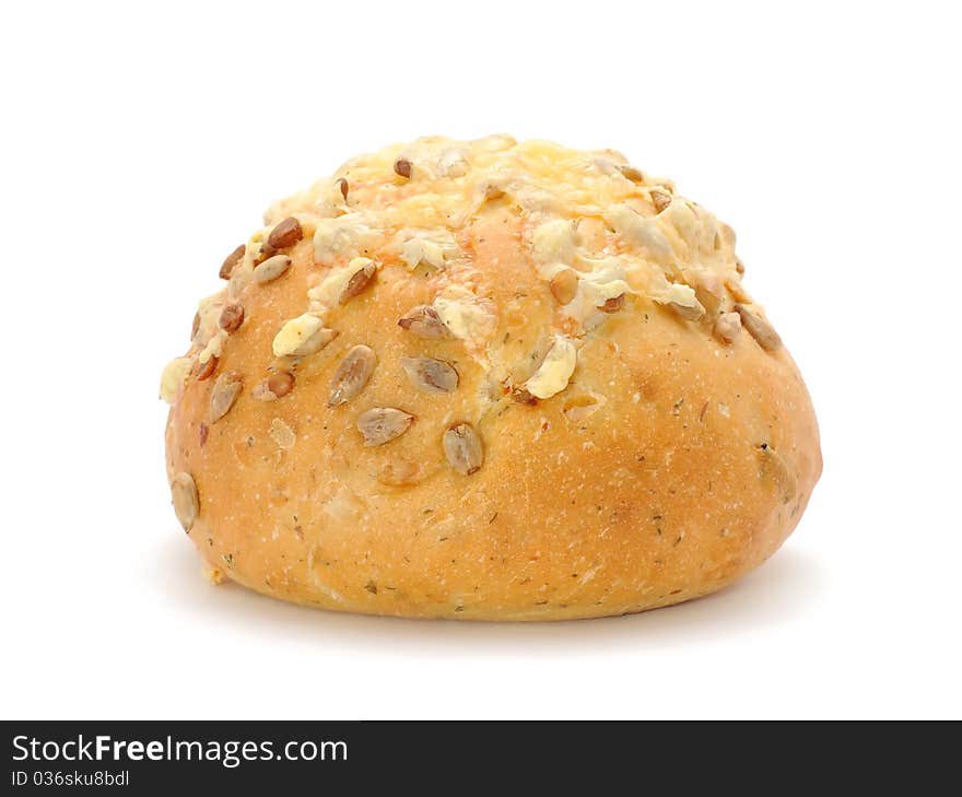 Wholemeal Bun With Sunflower Seeds And Cheese