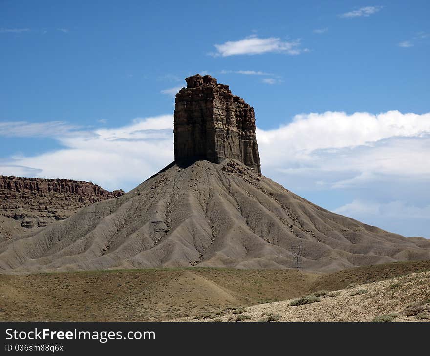 Outdoor monument in utah state