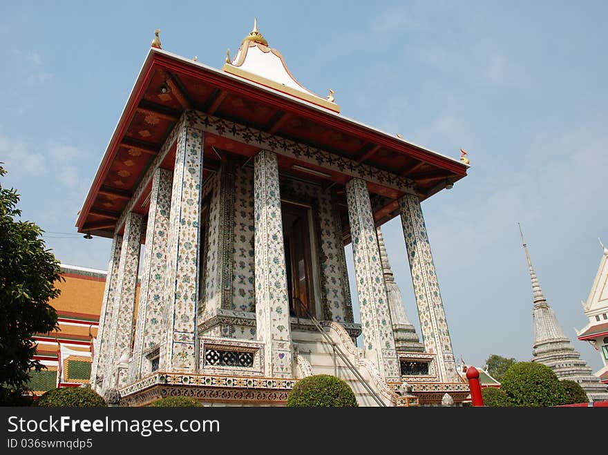 Asian temple thailand